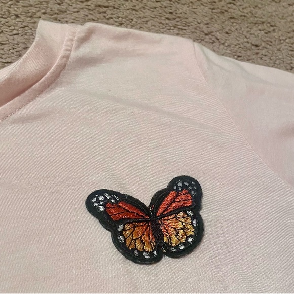 ROMWE Pink Short Sleeve Top Size Girls 6 - Picture 3 of 6